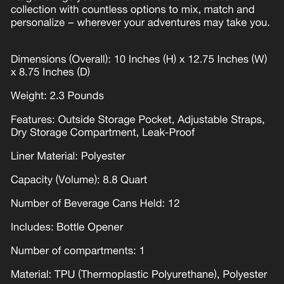 HP Stoney Clover Lane Soft Sided Cooler - Picture 15 of 16